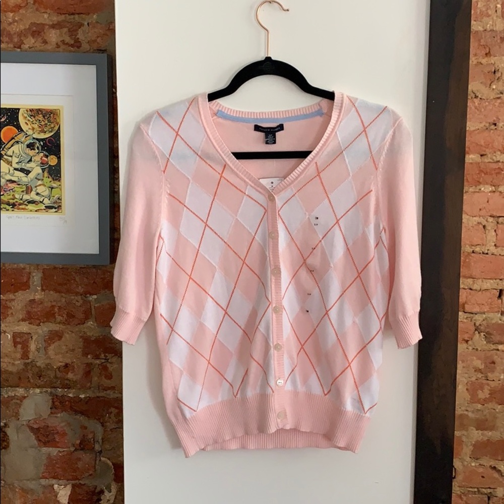 Tommy Hilfiger Argyle Cardigan